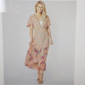 Angie Muave wrap dress